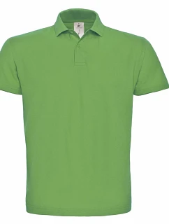 B&C ID.001 Polo s piké vzorom 01.ID01 v odtieni real green