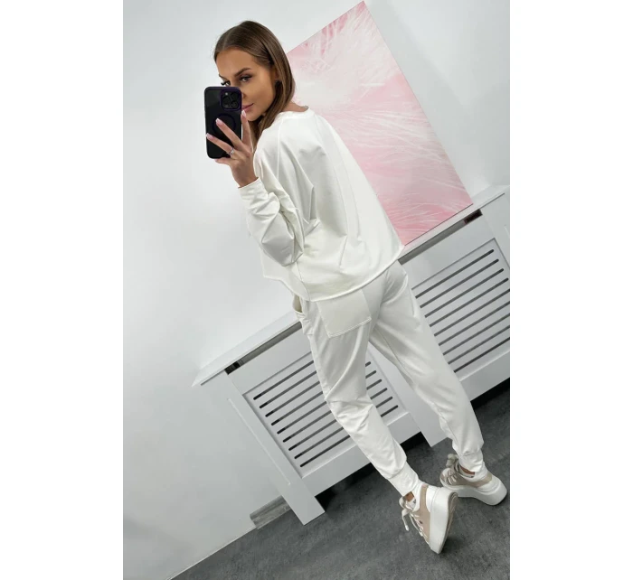 Set 2dílná mikina + kalhoty ecru Set 2dílná mikina + kalhoty ecru