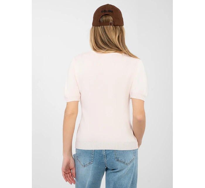 Sweter PM SW model 21923849 jasny różowy - FPrice Sweter PM SW model 21923849 jasny różowy - FPrice