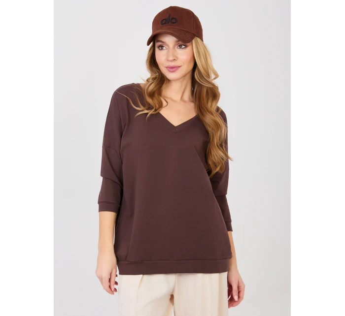 Blúzka RV BZ A1192.71 tmavohnedá
