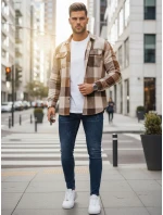 Pánske modré slim fit džínsy FashionStreet UX3457