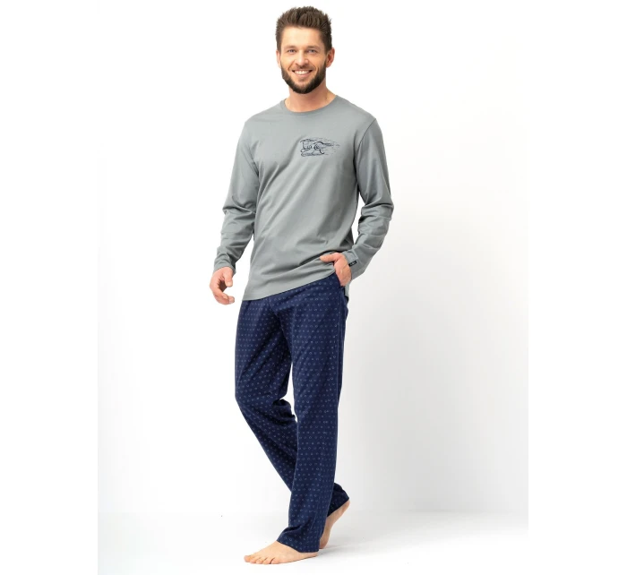 Pánske pyžamo Key MNS 612 B25 long/r M-2XL