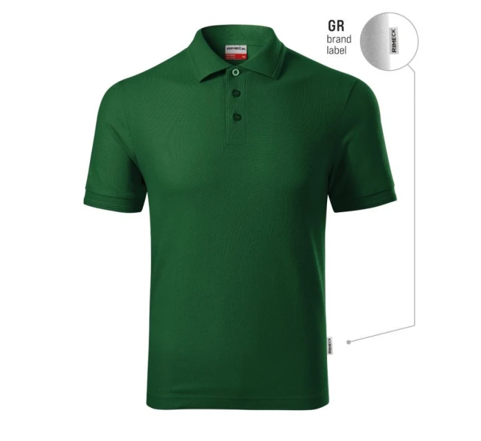 Pánske polo tričko Reserve (fľaškovo zelená (značka))