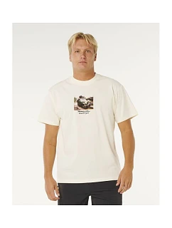 Pánske tričko RIP CURL Search Rig Tee, biele