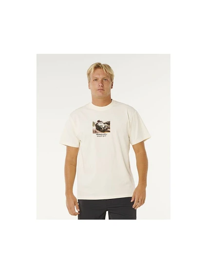 Pánske tričko RIP CURL Search Rig Tee, biele Pánske tričko RIP CURL Search Rig Tee, biele