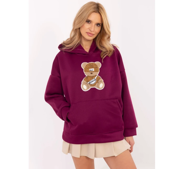 Mikina DHJ BL A8695 1.16 fialová