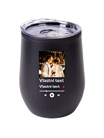 Personalizovaný cestovný termohrnček „BOWL“ s motívom prehrávača Personalizovaný cestovný termohrnček „BOWL“ s motívom prehrávača