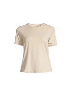 Dámske tričko CASALL Essential Tee, farba: béžová Dámske tričko CASALL Essential Tee, farba: béžová