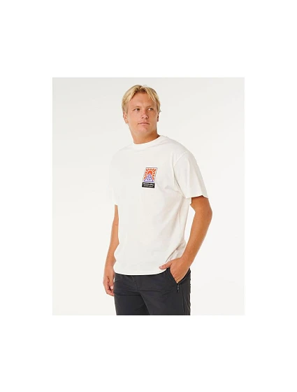Koszulka męska Tee biała model 22245240 - Rip Curl Koszulka męska Tee biała model 22245240 - Rip Curl