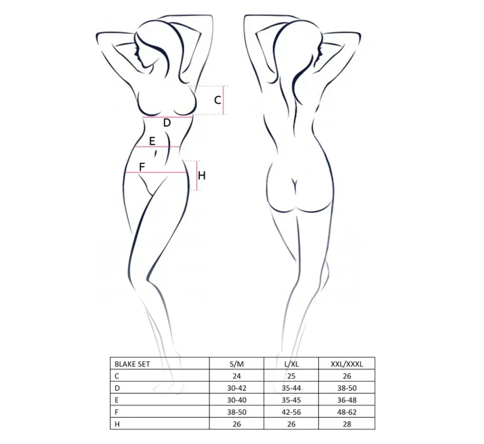 Passion Blake set farba:čierna