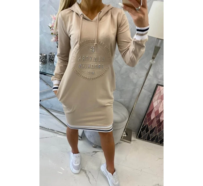 Béžové šaty Brooklyn