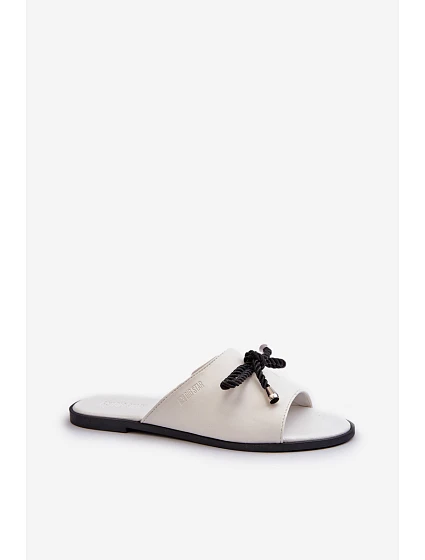 Dámské sandály z eko kůže Big Star model 21653779 Bílé - Big Star Shoes