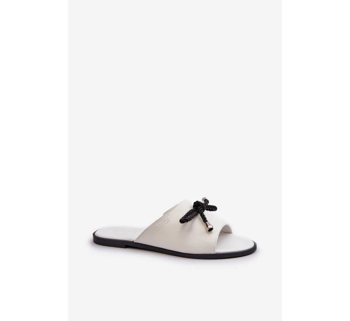 Dámské sandály z eko kůže Big Star model 21653779 Bílé - Big Star Shoes Dámské sandály z eko kůže Big Star model 21653779 Bílé - Big Star Shoes