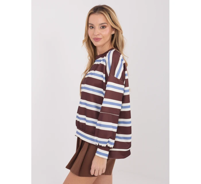 Mikina IT BL 9780 1.48 tmavohnedá