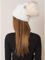 Dámská čepice model 14839462 ecru - FPrice