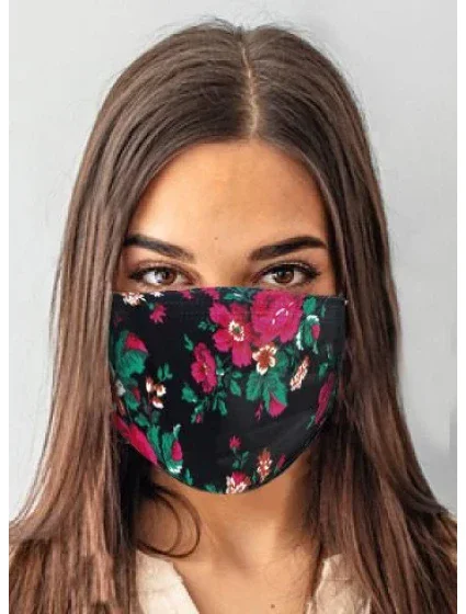 Maska ANS-F 113 ruží - Anais