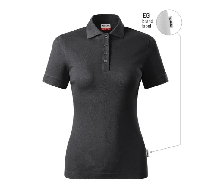 Resist Heavy Polo Shirt ebony gray 94 (štítok značky) Resist Heavy Polo Shirt ebony gray 94 (štítok značky)