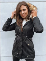 Dámská zimní bunda parka černá Dstreet model 21971026 - FashionStreet Dámská zimní bunda parka černá Dstreet model 21971026 - FashionStreet