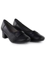 Dámske čierne šnurovacie lodičky Jezzi 233-12 Dámske čierne šnurovacie lodičky Jezzi 233-12