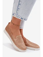 Dámské perforované nazouvací polobotky model 22133874 - Boto