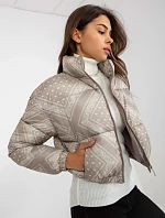 Dámska bunda NM KR P22 6631 98P tmavo lila