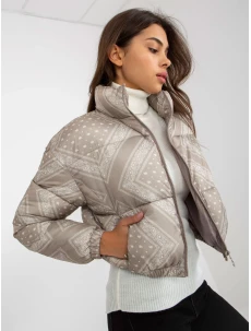 Dámska bunda NM KR P22 6631 98P tmavo lila