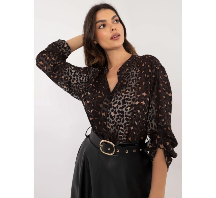 Košeľa TW KS BI 7175a.25 tmavosivá Košeľa TW KS BI 7175a.25 tmavosivá