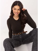 Bluzka WT BZ model 21875470 ciemny brązowy - FPrice