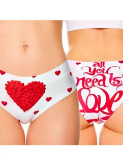 Dámské kalhotky Meméme LOVE ROMANTIC Hi-briefs 