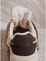 Dámské tenisky s kožešinou na platformě hnědé Dstreet model 21992242 - FashionStreet Dámské tenisky s kožešinou na platformě hnědé Dstreet model 21992242 - FashionStreet