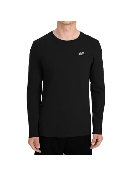 Pánské tričko 4F Longsleeve deep black 4FWMM00TLON 20S pánské model 22096902