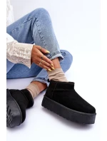 Sněžnice Z Kůže Černé model 21630188 - Boto