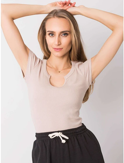 Bluzka TW BZ model 22217529 beżowy - FPrice Bluzka TW BZ model 22217529 beżowy - FPrice