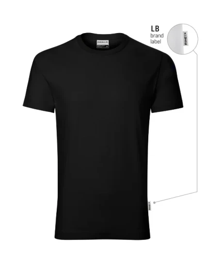 Resist tričko pánské černá 01 (brand label)