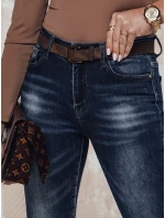 dámské džínové kalhoty s páskem Dstreet model 21982398 - FashionStreet