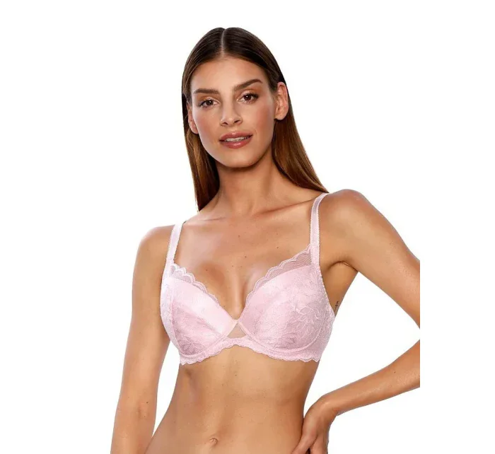 Dámská pushup podprsenka model 18962698 Alice I Růžová - Kinga