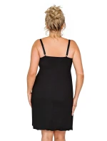 Dámska nočná košeľa Candy black plus - Donna