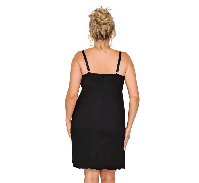 Dámska nočná košeľa Candy black plus - Donna