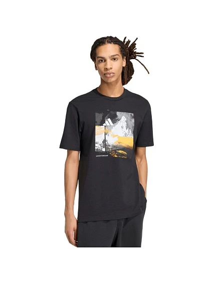Pánske tričko adidas MOS Outdoor, čierne, KC7097 Pánske tričko adidas MOS Outdoor, čierne, KC7097