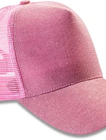 Result Headwear RC 090X 5-panelová trblietavá čiapka „New York“ 28.090X ružová