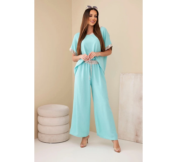 Viskózová súprava so zlatým lemovaním mincovne Viskózová súprava so zlatým lemovaním mincovne