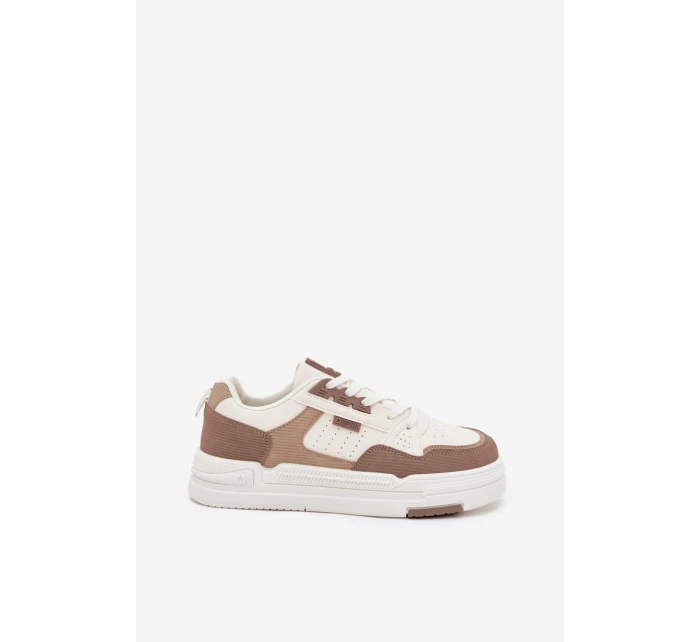 Sneakersy Na Platformie Big Star OO274A151 Ciemnobeżowe Sneakersy Na Platformie Big Star OO274A151 Ciemnobeżowe