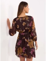 Sukienka IT SK model 21488906 brązowy - FPrice Sukienka IT SK model 21488906 brązowy - FPrice