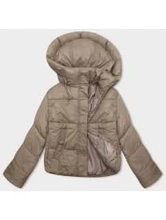 Béžová dámska zimná páperová bunda J Style (16M9188-62)
