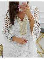 Bavlnené šaty Mayca HY1036 White - Vittoria Ventini Bavlnené šaty Mayca HY1036 White - Vittoria Ventini