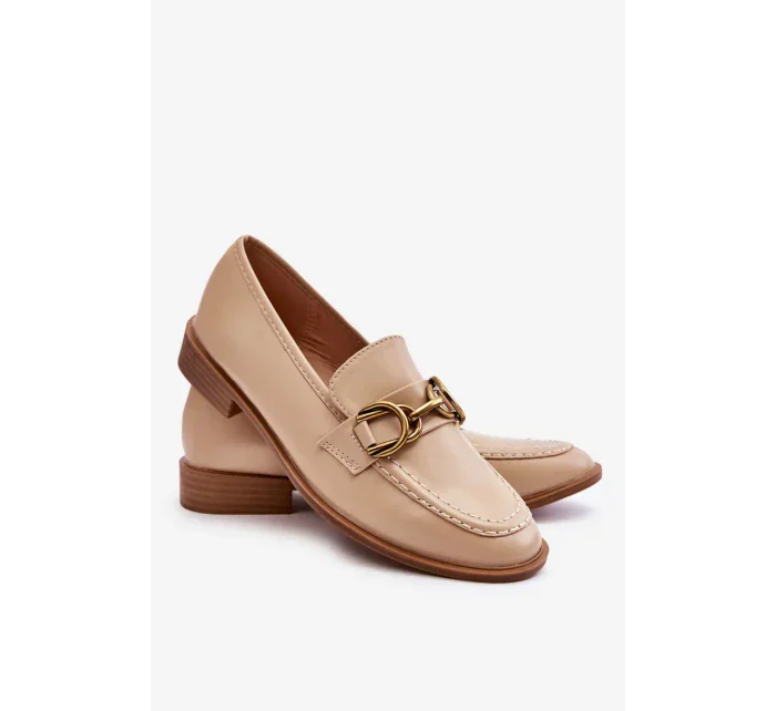 Klasické dámské mokasíny Béžové Lorien