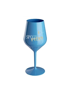 SPOLUPIČKY – modrá nerozbitná pohár na víno 470 ml
