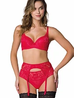 Dámska podprsenka Hannah 0115/11 Red - MAT
