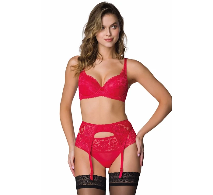 Dámská podprsenka Hannah model 22042919 Červená - Mat