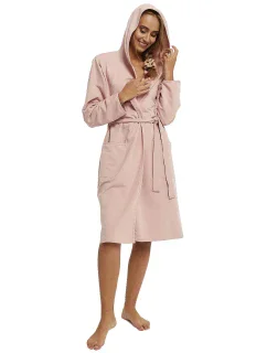 Dámsky župan Karin pink - ITALIAN FASHION